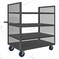 APPROVED VENDOR Stock Truck: 2,000 lb, Flush Lip, 31 in L x 67 in W x 58 in H Overall Dim., Fixed (MPN 2SPT-EX3060-4-2K-6PU-95). Key specifications — Shelf Adjustability: Fixed; Brand: APPROVED VENDOR; Color: Gray; Caster/Wheel Configuration: (2) Rigid.