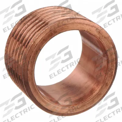 NIBCO Sweat Fitting Adapter: 1/2 in CTS x 1/2 in Pipe, Cup x MNPT, Wrot Copper (MPN 604F 1/2) - Cast Copper & Bronze Tube Fittings
