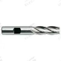 YG-1 Square End Mill: High Speed Steel, TiN Coated, 4 Flute, 7/8" Mill Dia, 1-7/8" LOC, 4-1/8" OAL (MPN 04144HN)