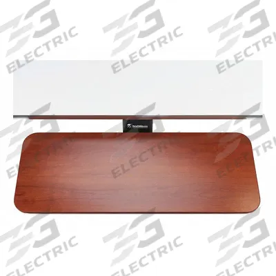 VERSADESK Keyboard Arm and Tray: Brown/White, 3/4 in Overall Ht, 10 in Overall Wd - Keyboard Drawers & Trays