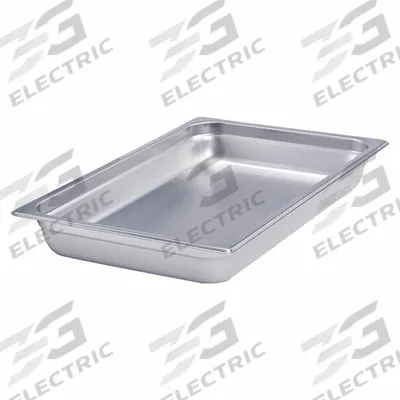 CRESTWARE Steam Table Inset Pan: Third Size, 22 ga Gauge, NSF Certified - Steam Table Pans