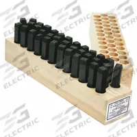 YOUNG BROS. STAMP WORKS Hand Stamp Kit: 0 to 8 (With 6 Serving as 9)/Ampersand (&)/A to Z, Steel (MPN 05366). Key specifications — Brand: YOUNG BROS. STAMP WORKS; Material: Steel; Characters Included: 0 to 8 (With 6 Serving as 9).