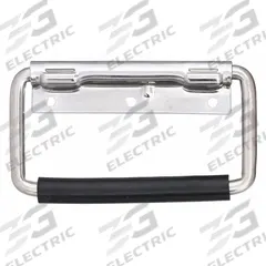 MONROE PMP Folding Pull Handle: Unthreaded Holes, Stainless Steel, Silver, #10 Screw Size, 0.53 in (MPN PH-0296). Key specifications — Brand: MONROE PMP; Projection Type: Non-Recessed; Material: Stainless Steel; Finish: Bright; Color: Silver; Folding Type: Folding; Mounting Type: Unthreaded Holes; Screw Size: #10.
