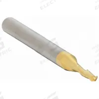 APPROVED VENDOR Ball End Mill: Carbide, TiN Coated, 2 Flute, 3/64" Mill Dia, 1/8" LOC, 1-1/2" OAL (MPN 221-001004)