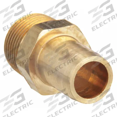 APPROVED VENDOR Barbed Hose Fitting: For 3/4 in Hose I.D., Hose Barb x NPT, Male x Male - Low-Lead Brass Multipurpose (Air, Water, Chemical) Rigid Barbed Hose Fittings