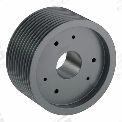 APPROVED VENDOR V-Belt Pulley: 5V1400, 10 Groove, 14 in OD, Bushed Bore - Bushed-Bore Cast-Iron Wedge V-Belt Pulleys