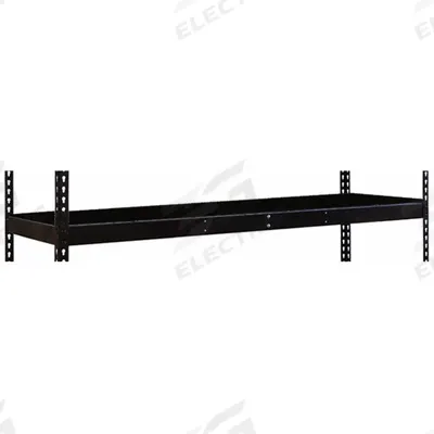 HALLOWELL Shelf: 72 in x 30 in, 1,000 lb Load Capacity, Black - Open Deck Shelf Kits for Boltless Shelving