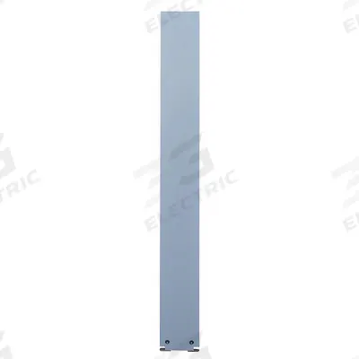 ASI GLOBAL PARTITIONS Partition Column: Phenolic, Matte, Dove Gray, 70 in Ht, 7 in Wd - Pilasters for Bathroom Partitions