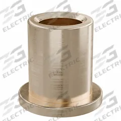 Flanged Sleeve Bearing: Bronze, SAE 841, 1/4 in Bore, 3/8 in OD, 1/2 in Lg, -35°F to 300°F, 10 PK (MPN FF317-03B). Key specifications — System of Measurement: Inch; Material Grade: SAE 841; Flange Type: Flanged; Brand: OILITE.
