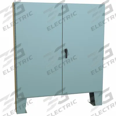 HAMMOND Electrical Enclosure: Steel, 72 in x 72 in x 11 in, NEMA 12, w/Panel, Solid Cover - Steel Dust-Tight Enclosures