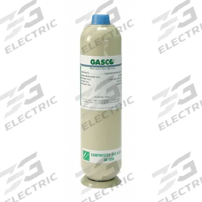 GASCO Calibration Gas: Nitrogen, Disposable, +/-5% Accuracy, CH4, Calibration Gas - Calibration Gases for Portable Gas Detectors