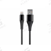 MONOPRICE USB Cable: Lightning End 1, Type A End 2, Black, 1.5 ft Lg, USB Cable (MPN 31190). Key specifications — End 1 Connection Type: Lightning; Color: Black; Brand: MONOPRICE; Product Type: USB Cable; End 2 Connection Type: Type A.