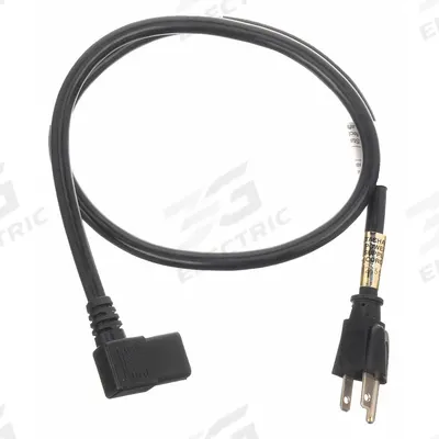 MONOPRICE Power Cord: 3 ft Lg, 3/14, 5-15P Plug, C13 Receptacle, SJT, PVC, 15 A Current - Electronic Equipment Power Cords