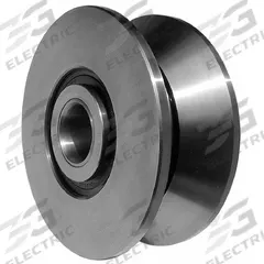 SMITH BEARING Yoke Roller: 8 1/2 in Roller Dia, V-Groove, Alloy Steel, -40°F to 250°F (MPN VYR-8-1/2). Key specifications — Brand: SMITH BEARING.