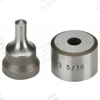 ENERPAC Punch and Die Set: 1/4 in Bolt Size (In.), 0.25 Cold Rolled C-1018, 0.31 in Boilerplate (MPN SPD313)