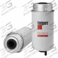 FLEETGUARD Automotive Fuel Filter: 14 1/8 in Overall Lg, 3 1/4 in Outside Dia, 9 in Overall Ht (MPN FS19976). Key specifications — attr1137520: BF7949-D; attr1137521: FS19976; attr434022: FLEETGUARD; attr1017113: Rubble Master.