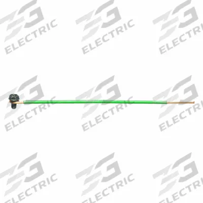 IDEAL Grounding Pigtail: Copper/PVC/Zinc Plated Steel, Green - Pigtail Leads & Grounding Accessories