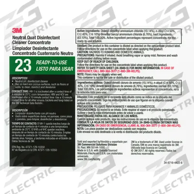 TOLCO Secondary Bottle Label: 11 in Ht, 8 1/2 in Wd - Secondary Container Labels and Tags