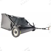AGRI-FAB Tow Lawn Sweeper: 42 in Working Wd, Ht Adjustment, Steel, 12 cu ft Hopper Capacity, Vinyl (MPN 45-0320). Key specifications — Brand: AGRI-FAB; Hopper Material: Vinyl; Housing Material: Steel; Frame Material: Steel; Height Adjustment: Yes.