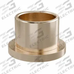 Flanged Sleeve Bearing: Bronze, SAE 841, 5/8 in Bore, 3/4 in OD, 5/8 in Lg, USDA H-1 Approved, 3 PK (MPN ECOF101210). Key specifications — System of Measurement: Inch; Lubricant Material: USDA H-1 Approved; Material Grade: SAE 841; Flange Type: Flanged; Brand: BUNTING BEARINGS.