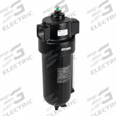 ARO Compressed Air Filter: Coalescing, 1 1/2 in NPT, 0.01 micron, 1,400 cfm, 250 psi Max Op Pressure (MPN F45581-310). Key specifications — attr110055: Super Duty Series Coalescing Filter; attr110008: ARO.