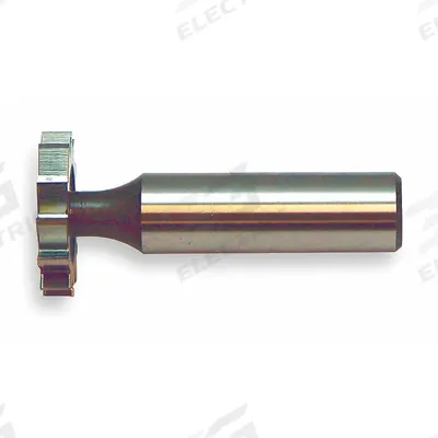 KEO Standard Keyseat Cutter: High Speed Steel, Staggered Tooth, 1" Dia, 3/8" Thick - Fast-Cutting High-Speed Steel Keyseat Milling Cutters