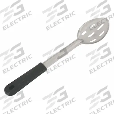 CRESTWARE Basting Spoon: 15 in Overall Lg, Silver - Serving Spoons