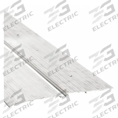 NATIONAL GUARD Door Ramp: 6 in Lg, ADA Compliant, Aluminum - Aluminum Ramps