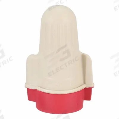 3M Twist-On Wire Connectors: Red/Tan, Wire Sizes 22 AWG – 8 AWG, 600 V - Wide-Range Wire Connectors