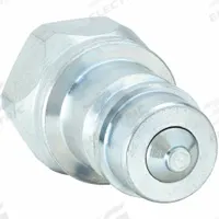 PIONEER Hydraulic Quick Connect Hose Coupling: 1/2 in Coupling Size, Steel, 45.42 lpm Max. Flow Rate (MPN 8010-5P). Key specifications — Body Material: Steel; Valve Type: Poppet; Thread Size: 3/4"-14; Brand: PIONEER.