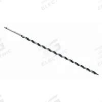 BOSCH Hybrid Drill Bit: 7/16 in Drill Bit Size, 17 1/2 in Overall Lg, Hex Shank, Carbon Steel (MPN NKLT07). Key specifications — attr255259: Hybrid Ship and Spur Auger; attr255260: Carbon Steel; attr255261: PTFE; attr277197: BOSCH.