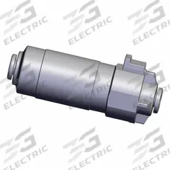 SMC In-Line Air filter: ZF, 6 mm Inlet, Push-to-Connect, -100 kPa to 1 kPa, Sintered Resin Element (MPN ZFC53). Key specifications — attr124326: Sintered Resin; attr124323: SMC; attr124345: Push-to-Connect; attr124320: ZFC53.