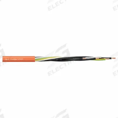 CHAINFLEX Motor Cable: 4 AWG, 1 Conductors, Order by the Foot, PVC Jacket - Continuous Flexing Power Cables