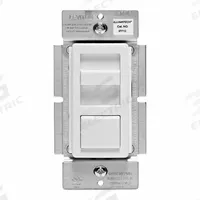 LEVITON Lighting Dimmer: Fluorescent/LED, 1-Pole, 3-Way, 120/277V AC, 10 A, Ivory/Light Almond/White (MPN IP710-D0Z). Key specifications — Brand: LEVITON; Current Rating: 10 A; Lighting Technology: LED; Load Rating @ 120V AC: 1,200VA (Fluorescent, LED); Neutral Required: No; Operating Voltage: 120/277V AC; Series: IllumaTech.