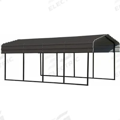 ARROW Carport: 20 ft Overall Lg, 10 ft Overall Wd, 7 ft Overall Ht, Powder Coated - Carports