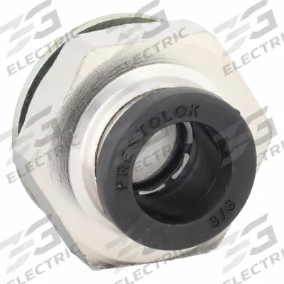 PARKER Push-Fit Fitting: 3/8 in OD x 3/8 in Pipe Size, Push-to-Connect x MBSPP - Nickel-Plated Brass Tube Fittings