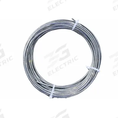 APPROVED VENDOR Wire Rope: Stainless Steel, 1 x 19, 1,640 lb Working Load Limit - Corrosion-Resistant Stainless-Steel Wire Rope