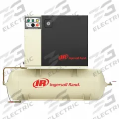 INGERSOLL RAND Rotary Screw Air Compressor: Horizontal, 10 hp, 36.1 cfm, 120 gal Tank, 460 (MPN UP6-10TAS-125/120-460-3-60). Key specifications — attr48606: Three; attr48593: 460; attr48578: INGERSOLL RAND; attr110305: Included.