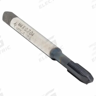CLEVELAND Spiral Point Tap: M4x0.7 Metric, 6H, 3 Flute, Plug Chamfer - General Purpose Spiral-Point Taps