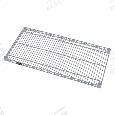 QUANTUM Wire Shelf: 48 in x 24 in, 1 Shelves, Quick-Adjust, 800 lb Load Capacity - Antimicrobial Wire Shelves for Wet & Dry Use