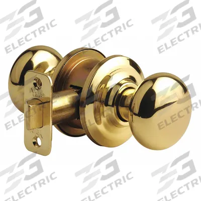 YALE Door Lockset: Brass (MPN D3206301). Key specifications — Lockset Style: Cambridge Knob. - Privacy Knob Locksets