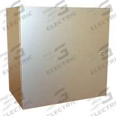 HAMMOND Electrical Enclosure: 316 Stainless Steel, 20 in x 20 in x 12 in, NEMA 12/13/3R/4/4X, Hinged (MPN EN4SD202012S16). Key specifications — Brand: HAMMOND; Closure Method: 1/4-Turn Latch; Enclosure Material: 316 Stainless Steel; Knockouts: Not Included.