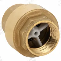 BONOMI Valve: Swing, Inline Valve Body, 1 1/2 in Pipe Size, FNPT x FNPT, Brass, Female, NPT, NPT (MPN 100003-1-1/2"). Key specifications — Brand: BONOMI.