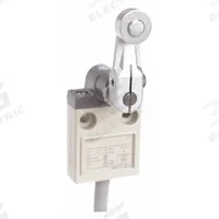 OMRON Roller Lever Plunger Limit Switch: 25 mm Mounting Hole Vertical Center to Center Distance, 38° (MPN D4C1620). Key specifications — Manufacturer Part Number: D4C1620; Brand: OMRON; Electrical Connection: 9.8 ft Cable (SJT(O)); Series: D4C.