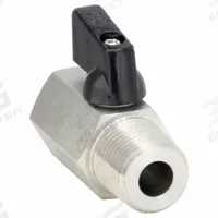 APPROVED VENDOR Manual Two-Way Ball Valve: 1/2 in Nominal Valve Size, 316 Stainless Steel, One-Piece (MPN G-SSMM-50NL). Key specifications — Brand: APPROVED VENDOR; Handle: Wedge.