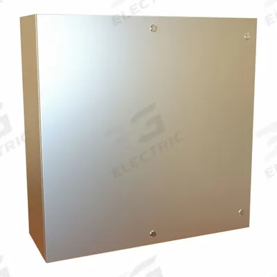 HAMMOND Electrical Enclosure: 304 Stainless Steel, 36 in x 36 in x 12 in, NEMA 12/13/3R/4/4X - Stainless Steel Enclosures