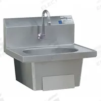 EAGLE GROUP Hand Sink: 1 Stations, 6 3/4 in Bowl Dp, 13 1/2 in Bowl Lg, 9 3/4 in Bowl Wd, 20 ga (MPN HSA-10-FKP). Key specifications — Includes Side Splash: Side Splash Not Included; Series: HSA; Brand: EAGLE GROUP.