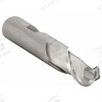 CLEVELAND Ball End Mill: High Speed Steel, 2 Flute, 5/8" Mill Dia, 1-3/8" LOC, 3-3/4" OAL (MPN C42129)