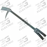 LEATHERHEAD TOOLS Halligan Bar: Forcible Entry Tool, Halligan, 30 in Handle Lg, Round (MPN LB-30). Key specifications — Brand: LEATHERHEAD TOOLS; Handle Material: Carbon Steel; Includes Strap: No; Handle Shape: Round.