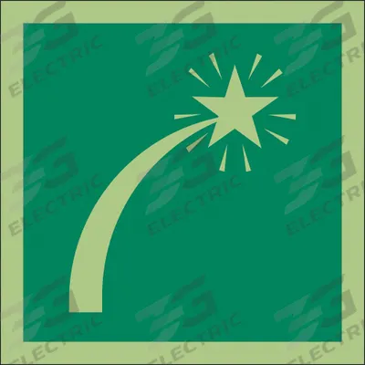IMO (International Maritime Organization) Safety Sign: Vinyl, Adhesive Sign Mounting - Square Survival Craft Distress Symbol Signs